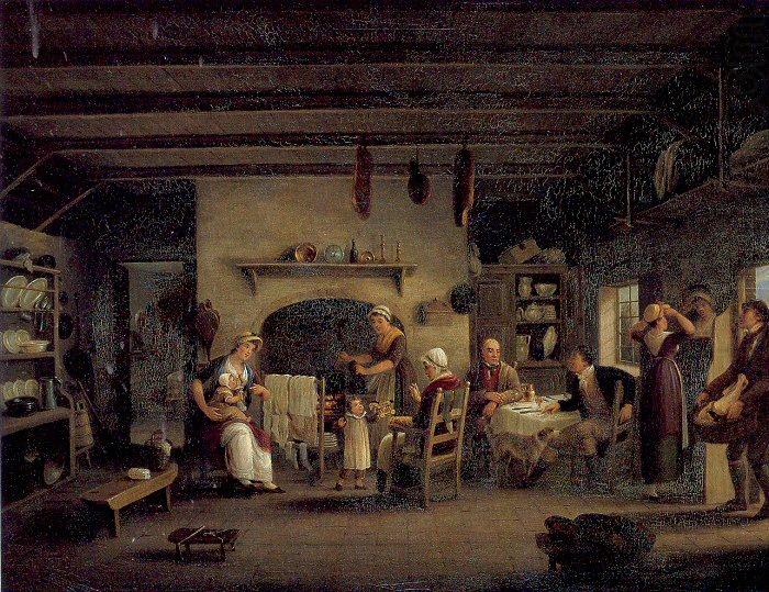 Cottage Interior, Mulvany, John George